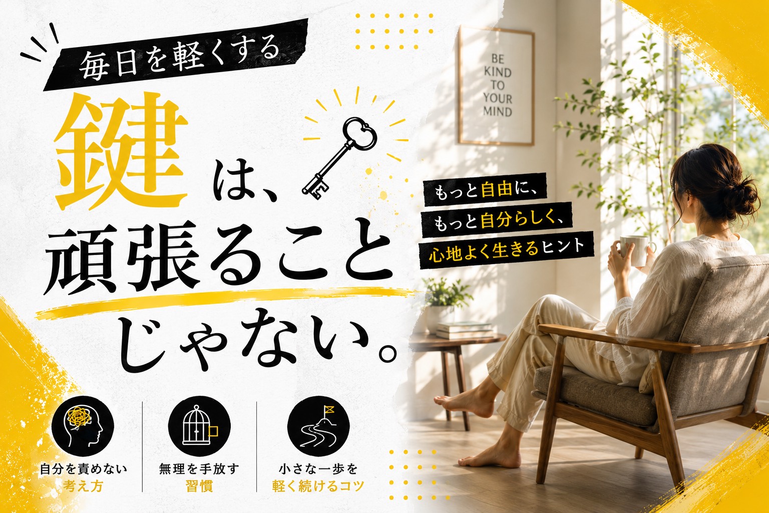 しんどさは気合いでは解決しない。消耗しない毎日の作り方
